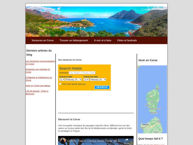 Partir en corse