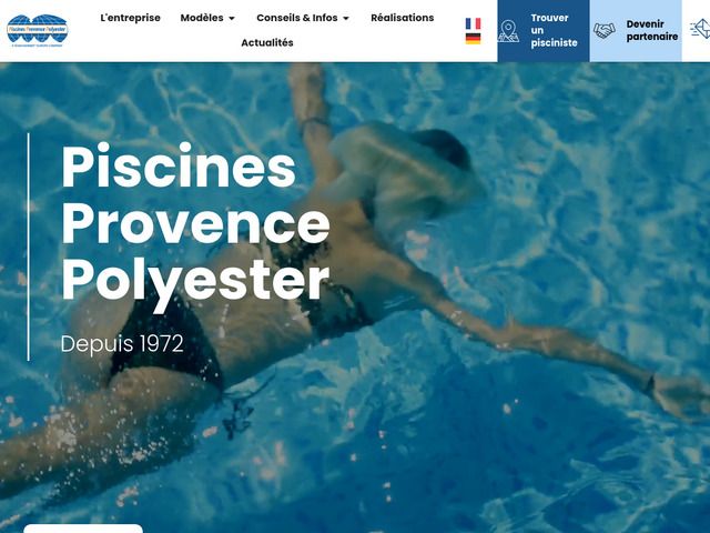 Fabricant de piscines coque polyester - piscine provence polyester