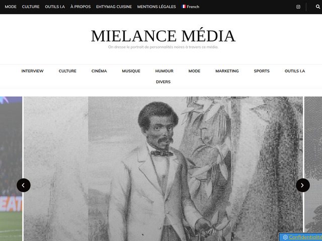 Mielance Média - Vitrine des personnalités noires