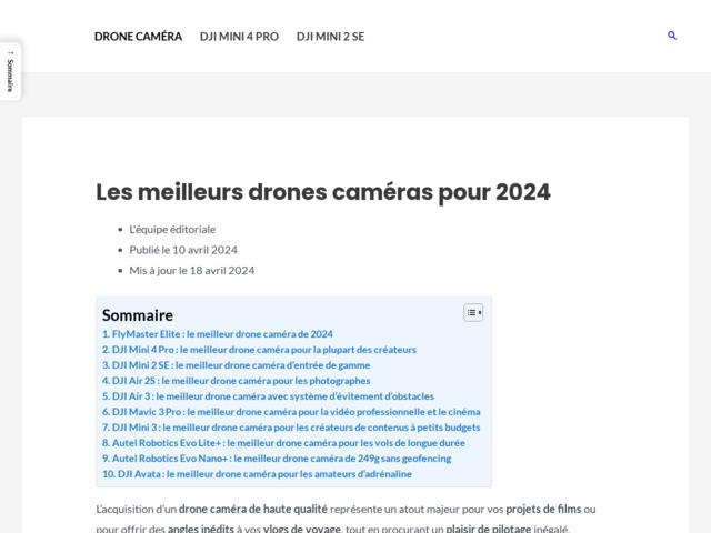 Drone camera