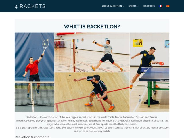 Site du racketlon