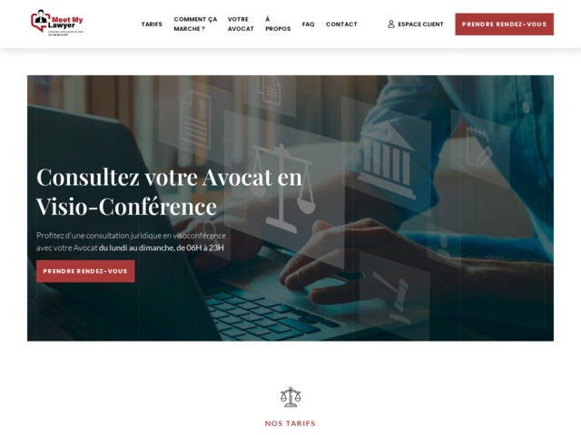 Consultez votre avocat en visio-confrence en Meet my lawyer