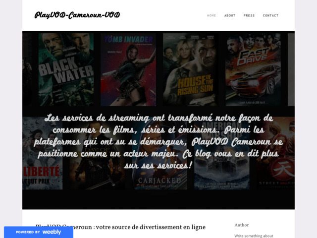 Cinma : des divertissements pour tous les gots sur playvod cameroun