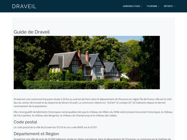 La ville de draveil
