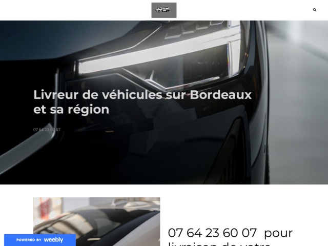 Livreur de voitures sur bordeaux