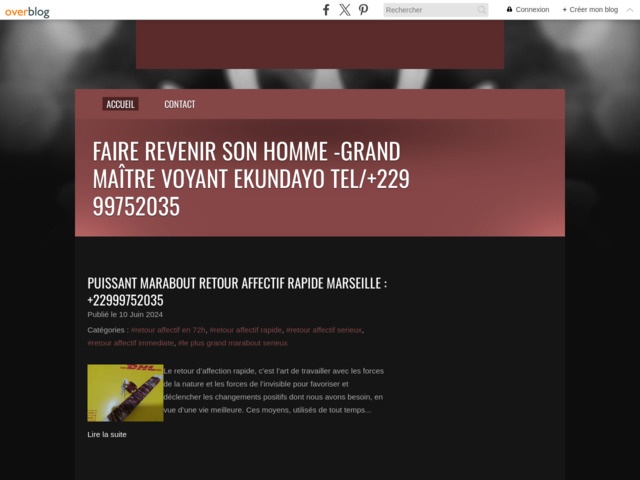 Faire revenir son homme -grand maître voyant ekundayo