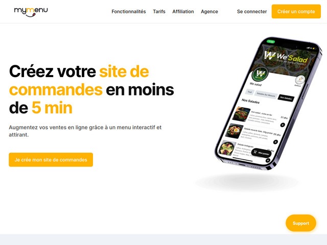 Créez et personnalisez votre menu restaurant en ligne à Casablanca