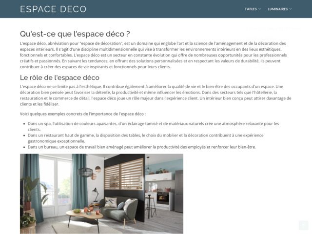 Guide de la décoration intérieure