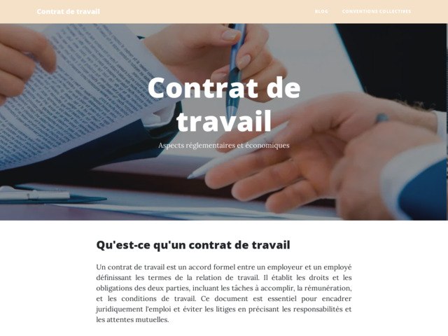 La durée du contrat de travail