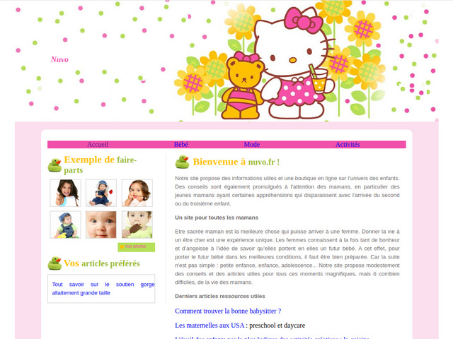 Nuvo : le webzine des mamans