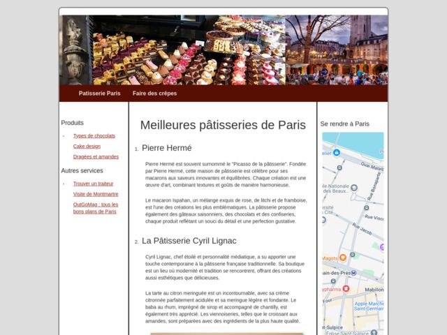 Pâtisserie à Paris