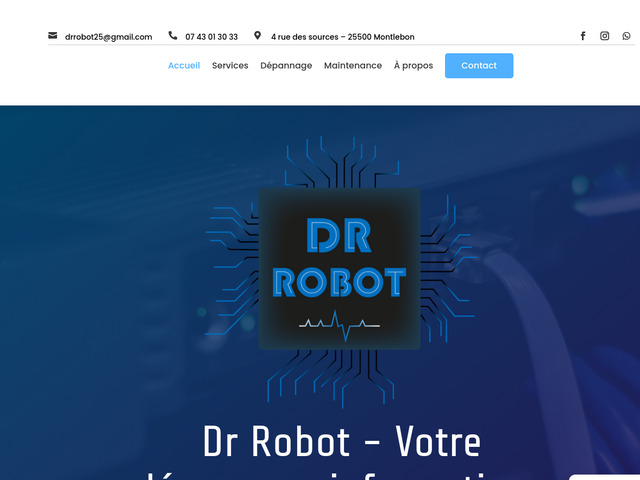 Dr robot - entreprise de dépannage informatique