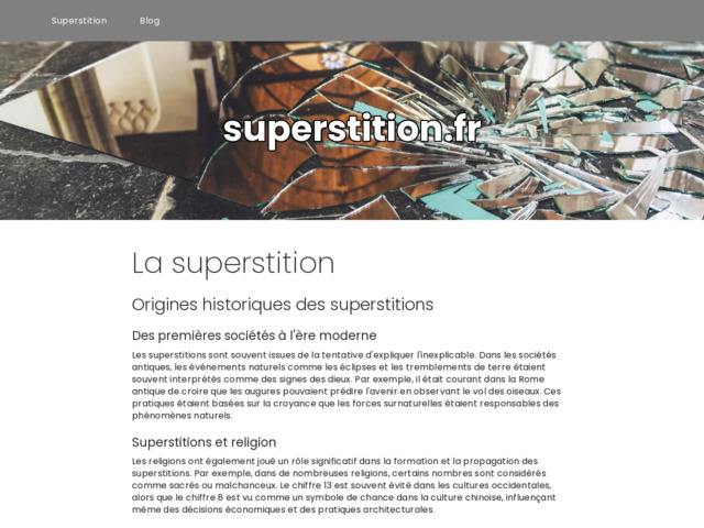Superstition