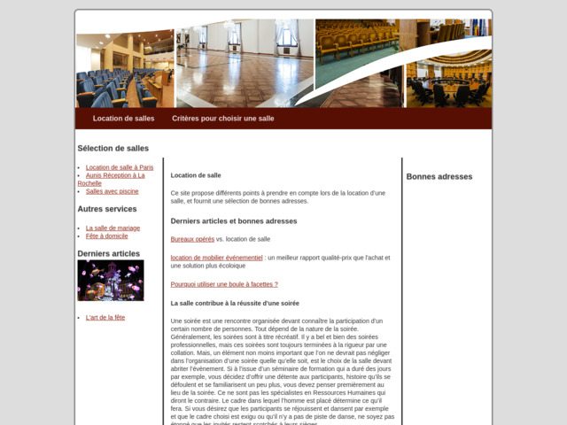 Location salle
