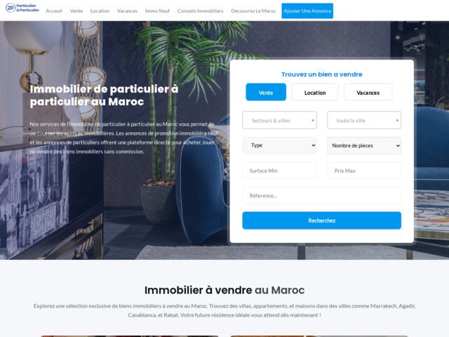 2P Agence Immobiliere de particulier à particulier