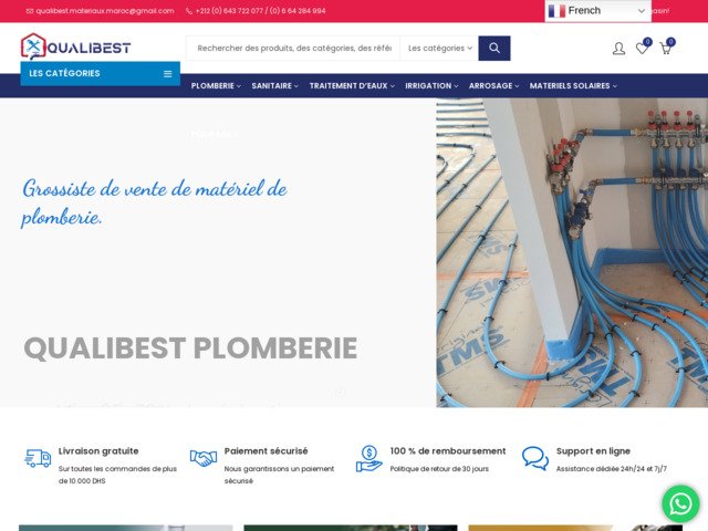 Grossiste en matériel de plomberie | Qualibest Plomberie