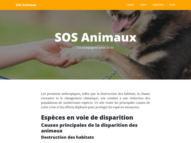 Sos animaux