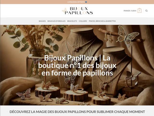 Bijoux papillons