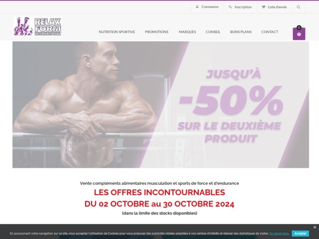Vente compléments alimentaires musculation - relax form