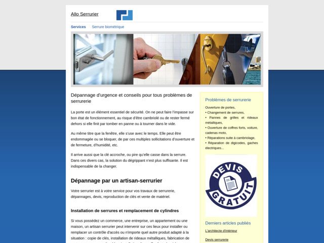 Faire appel à un serrurier