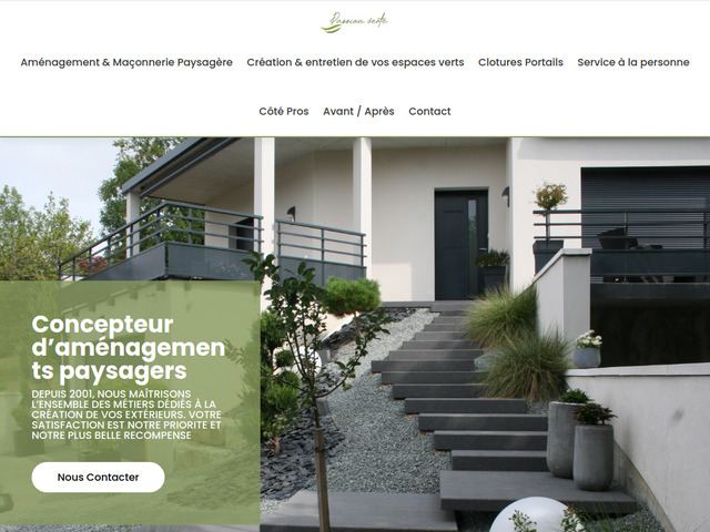 Services à domicile - création et entretien de jardin - passion verte