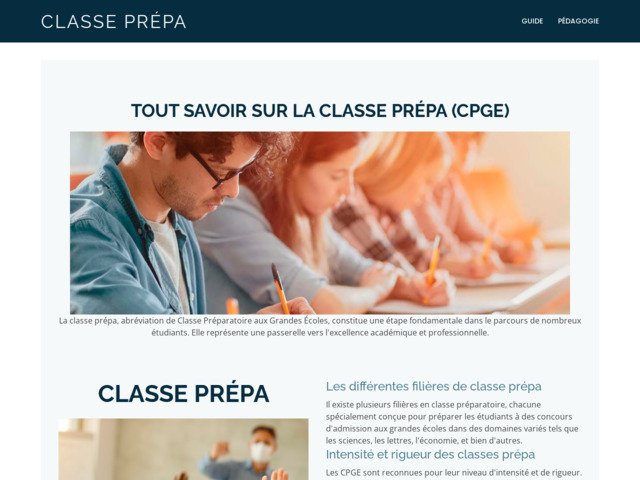 Les classes prepa