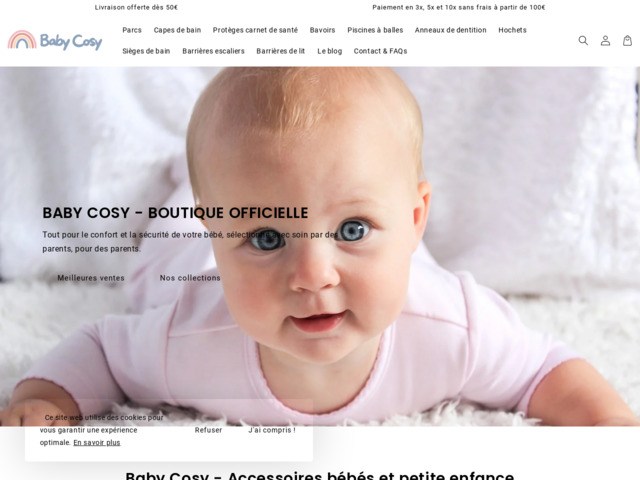 Baby Cosy - boutique bébé, accessoires naissance et jeune enfance