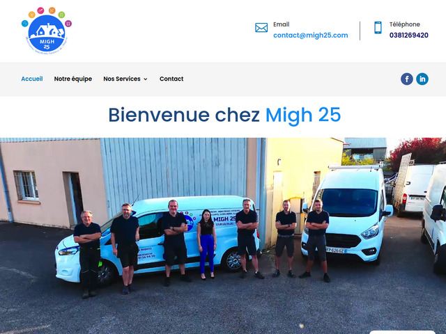 Fuite, coupure de courant, serrure bloquée ? Appelez MIGH25 !