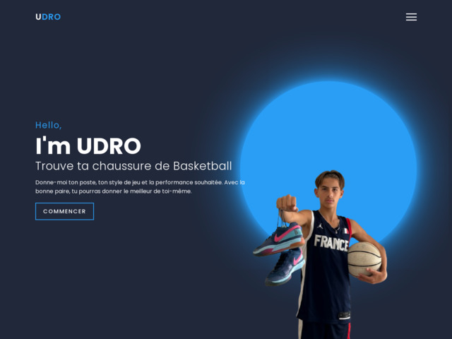 Udro trouve ta chaussure de basketball idéale
