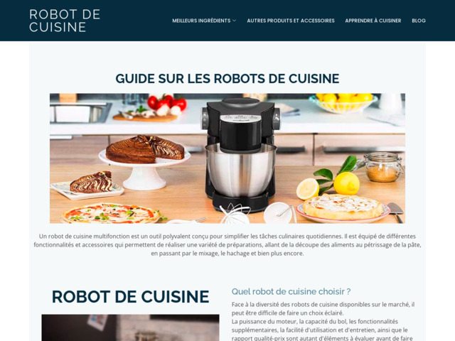 Choisir son robot de cuisine