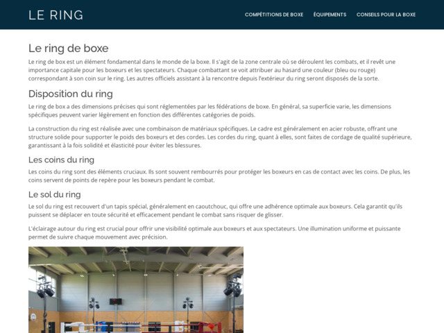 Le ring