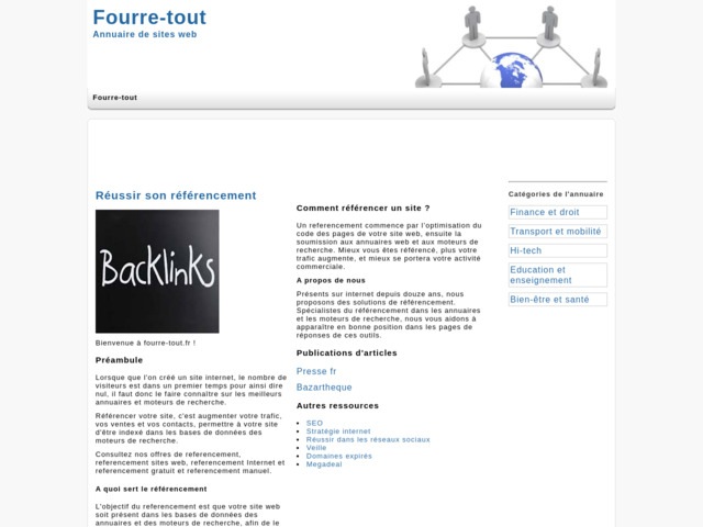 Annuaire fourre tout