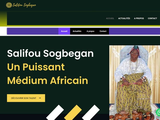 Médium naturopathe Salifou Sogbégan