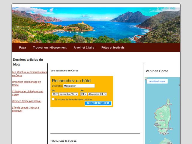 Louer une villa en Corse