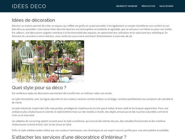 Quelques idées décoration