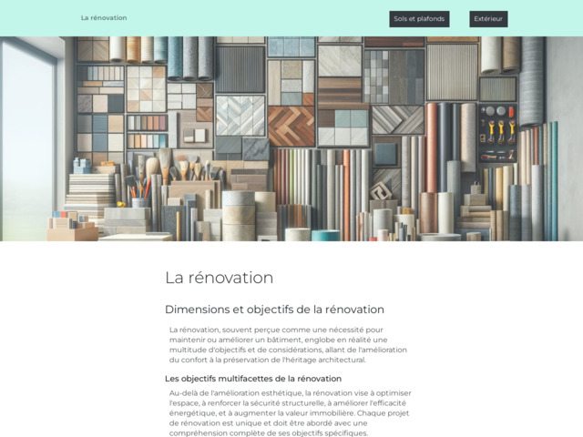 Tout savoir sur la rénovation