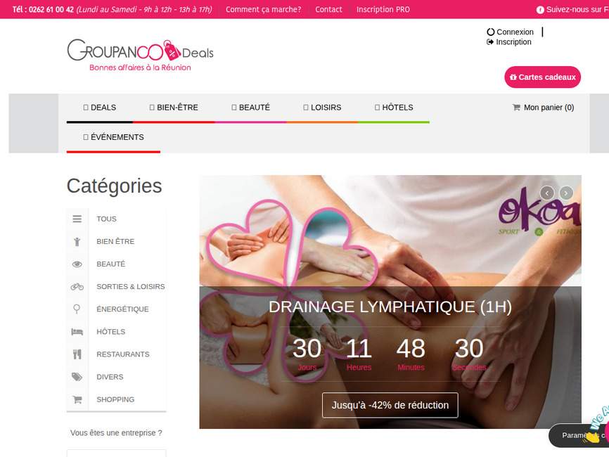 Groupanoo, 1er site r�unionnais des bons plans et des d�couvertes exception