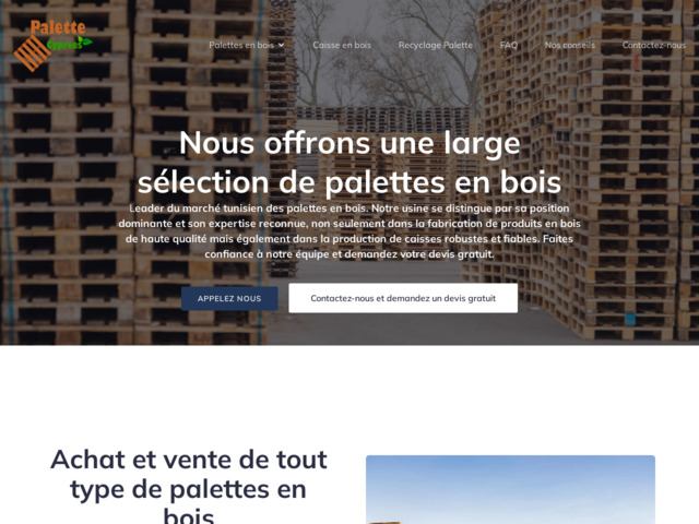 Palettes et caisses en bois : achat, vente et recyclage en Tunisie