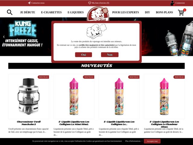 Boutique de vape en ligne à La Seyne-sur-Mer - mondial clop