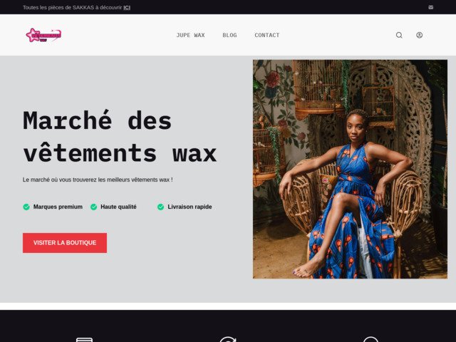 Vêtements wax en ligne