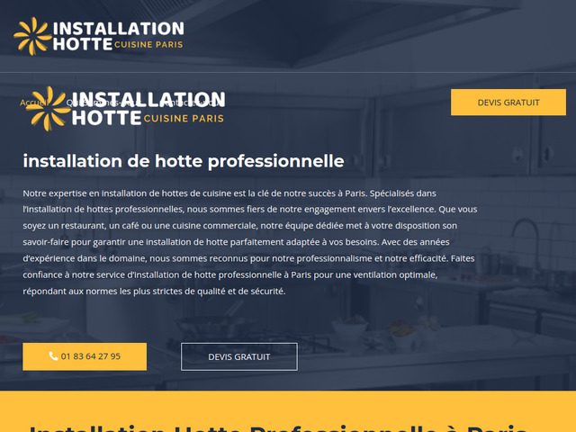 Hottalis - Entretien et Installation Hotte Professionnelle
