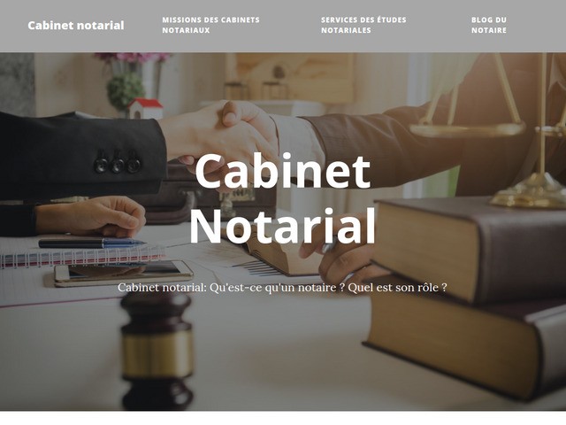 Cabinet notarial