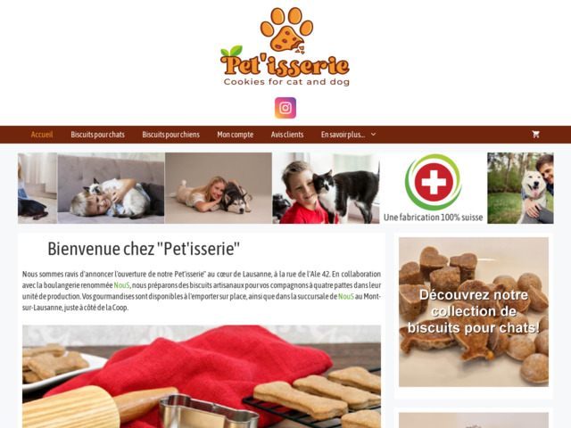 Pet'isserie, biscuits délicats for chats et chiens