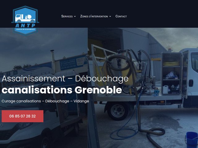 Antp assainissement - curage et entretien de vos canalisations en isère 38