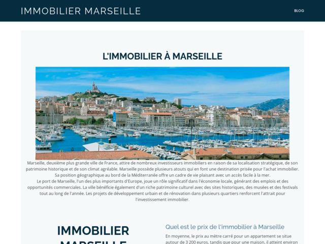 L'immobilier à marseille