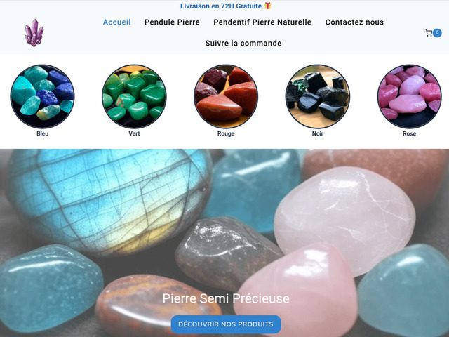 Pierre semi précieuse