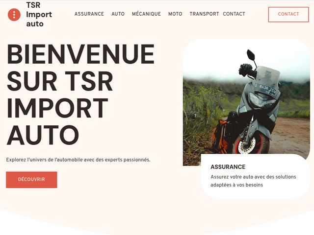 TSR import auto