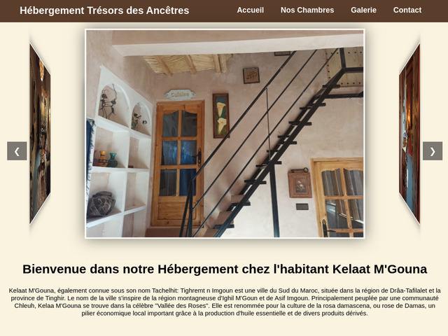 Hébergement trésors des ancêtres