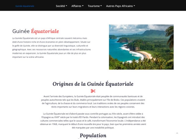 Tout savoir sur la Guinée équatoriale