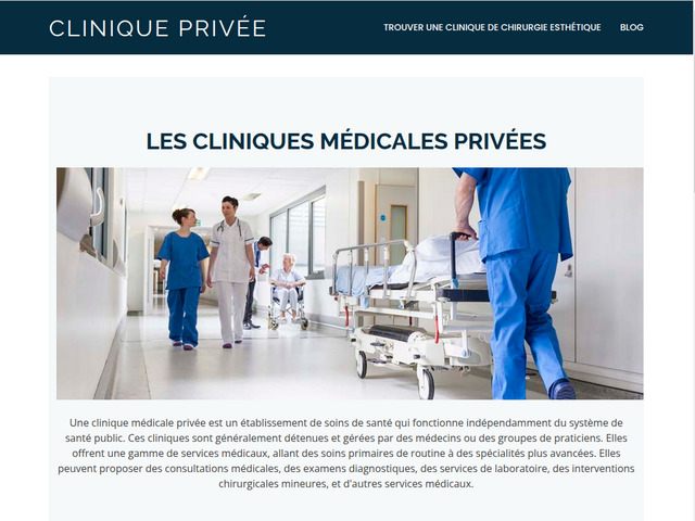 Clinique privée ou hopital ?